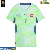 Schweiz Breel Embolo #7 Auswärtstrikot Frauen EM 2024 Kurzarm